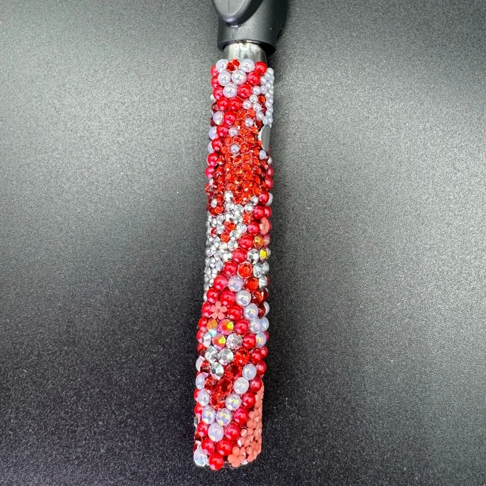 Red Rhinestone 510 Threaded Battery - Picture 7 of 7